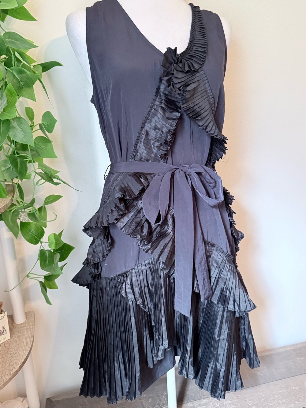 Gap Ruffle Trim Dress